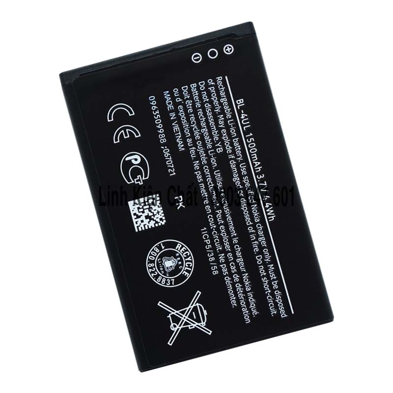 Pin cho Nokia 3310 2017 TA-1030 (BL-4UL) 1500mAh - Hàng nhập Khẩu