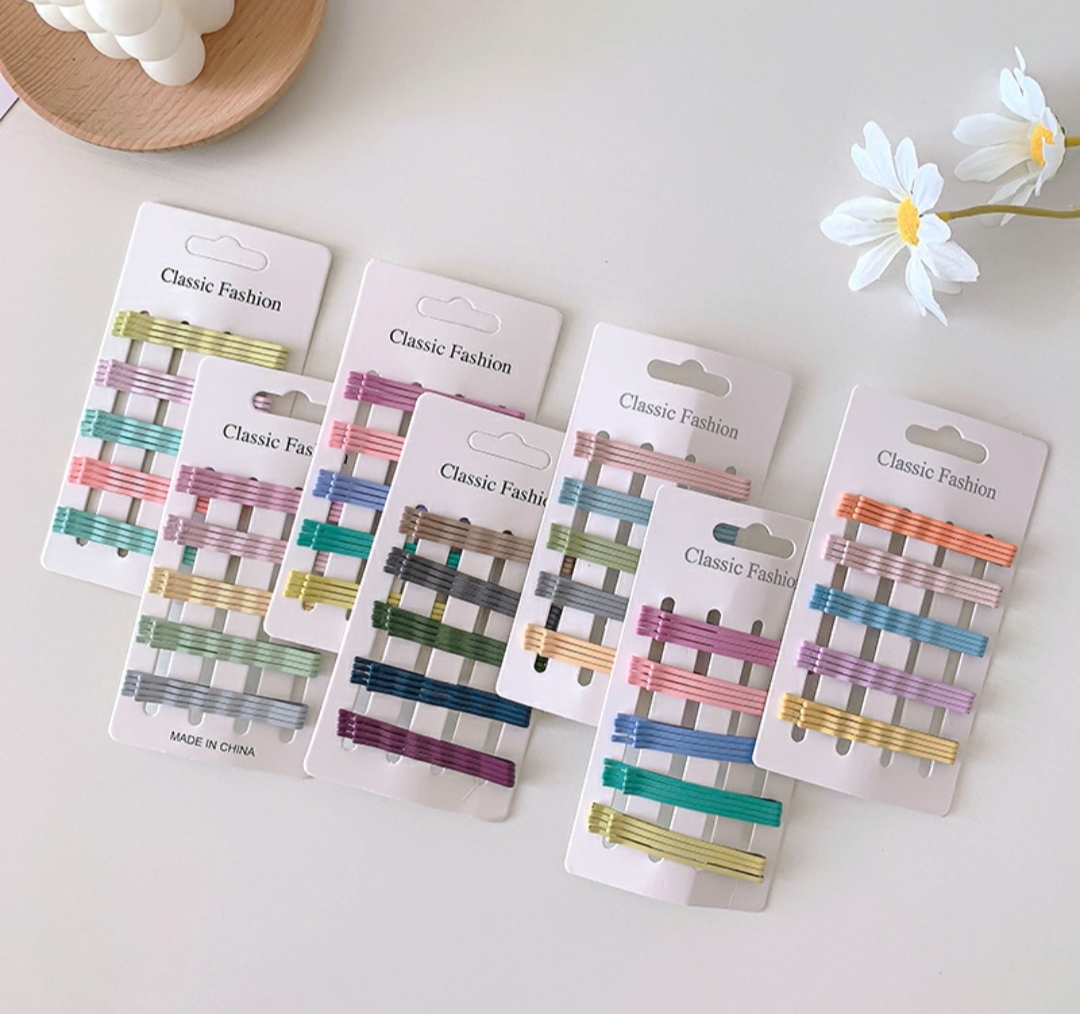 Vỉ Kẹp Tăm RainBow Sắc Màu (20 - 25c/vỉ)
