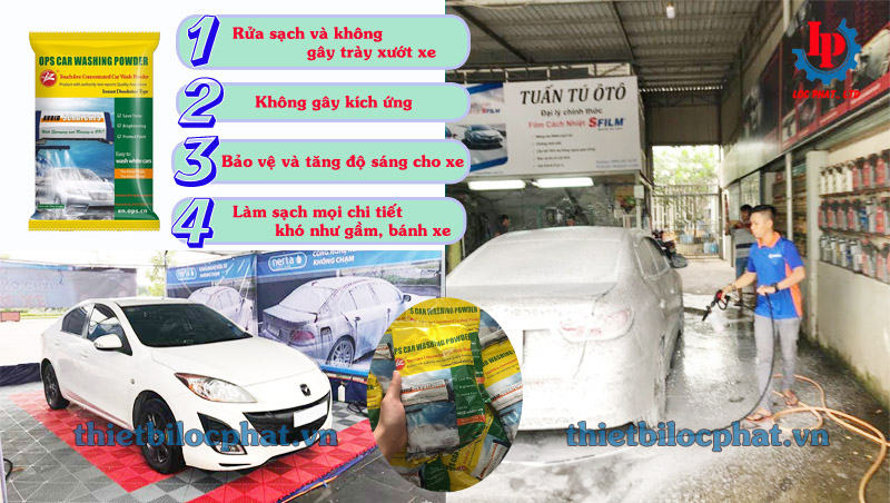 Bột rửa xe không chạm thế hệ mới.năm 2020