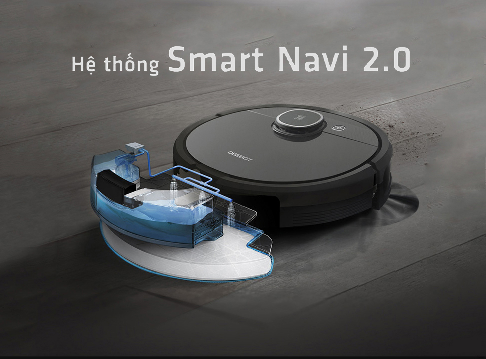 ROBOT HÚT BỤI LAU NHÀ THÔNG MINH ECOVACS DEEBOT T5