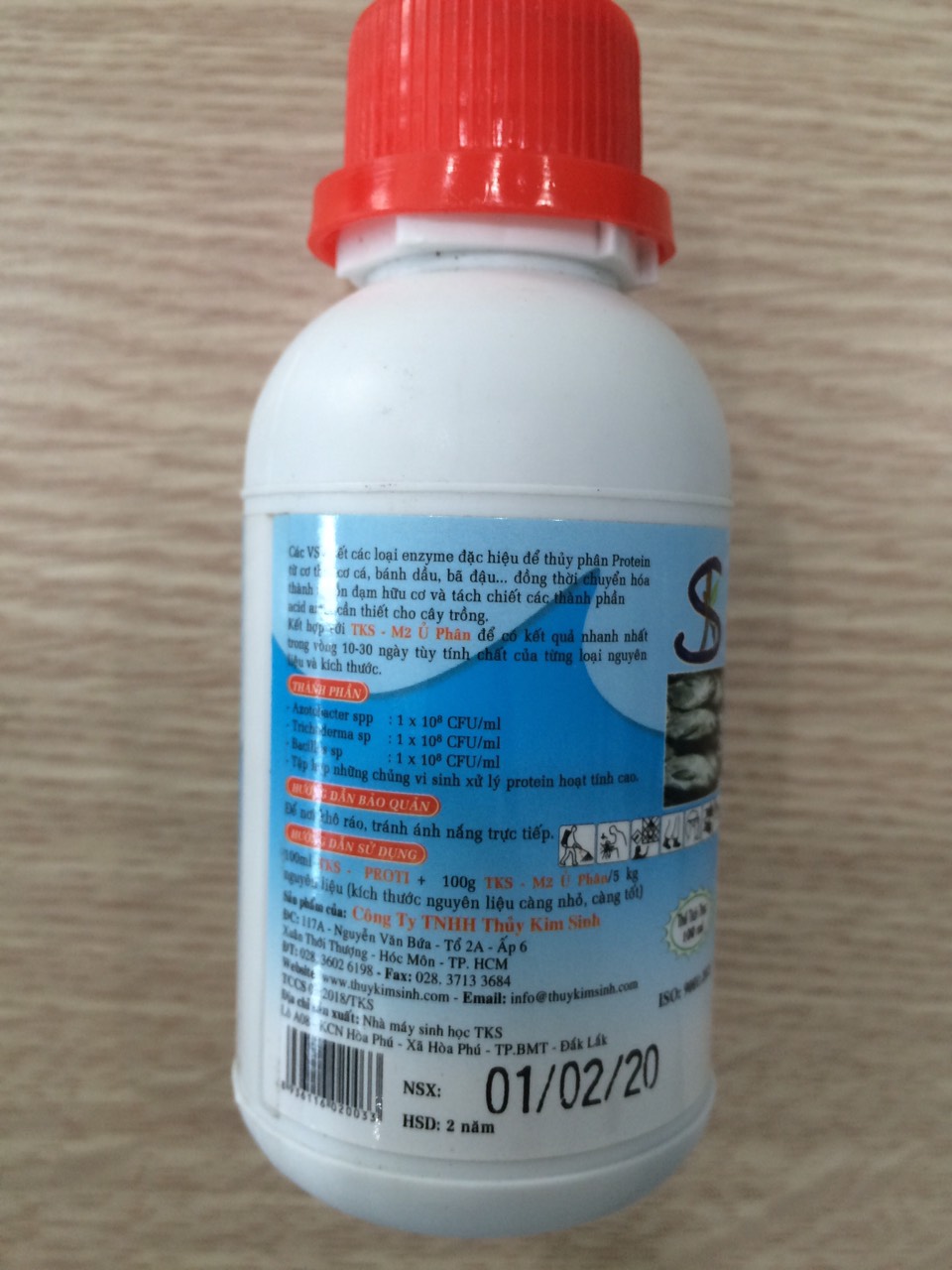 [ CHAI 100ML ] PROTI: Men Xúc Tác Làm Phân Cá, Phân Bánh Dầu