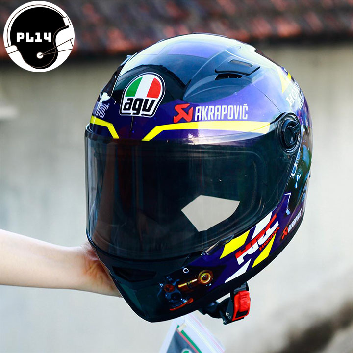 Decal Dán Mũ Bảo Hiểm Fullface Tem Yamaha - PC012
