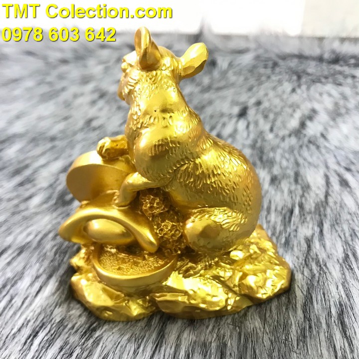 [HCM]Tượng Con Chuột Vàng Màu vàng - SP005164