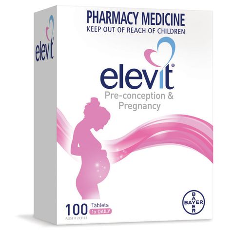 (Mẫu mới) _ Viên Uống Elevit Úc cho bà bầu