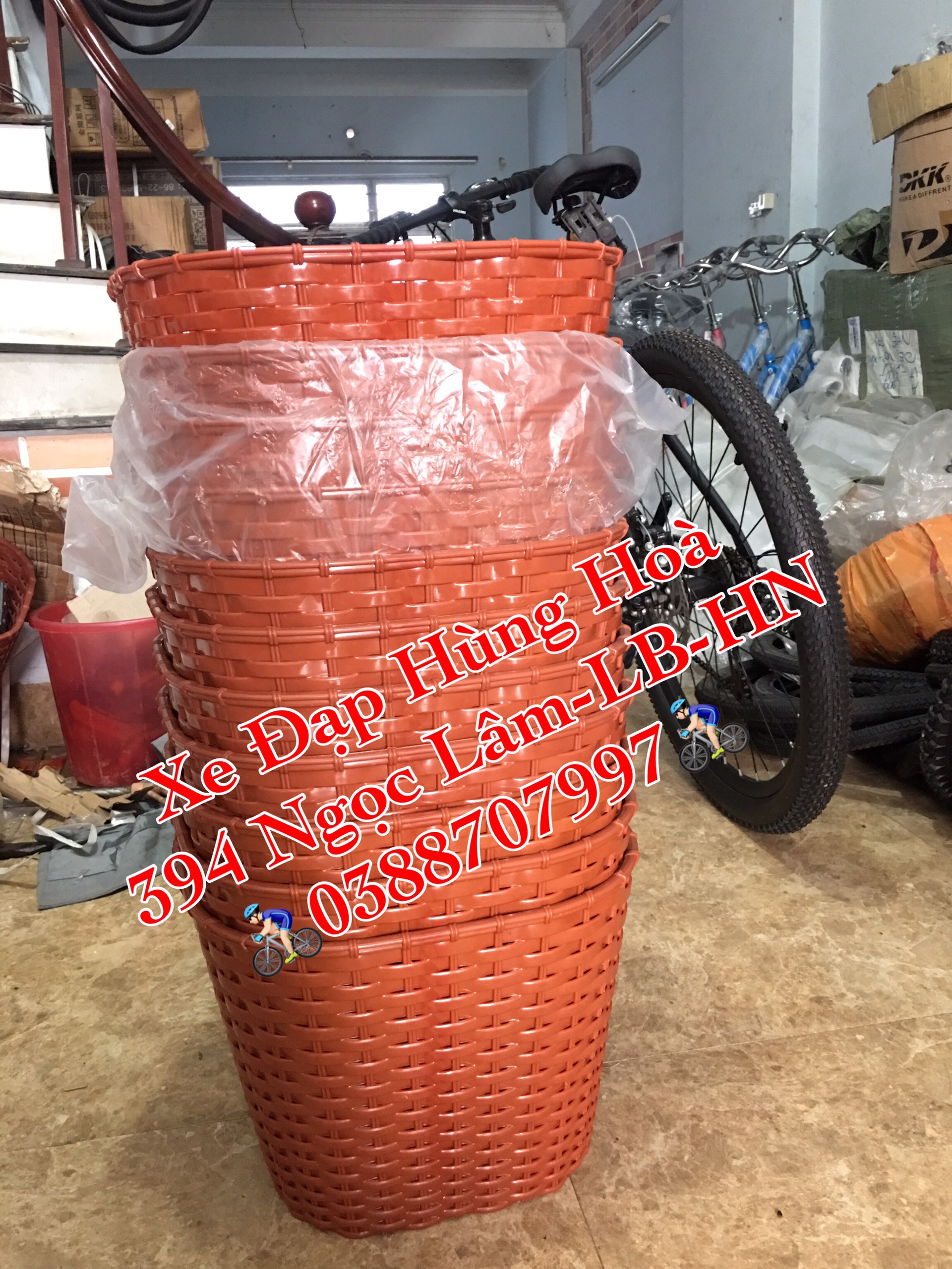 Giỏ Xe Đạp Thời Trang Cao Cấp Thống Nhất