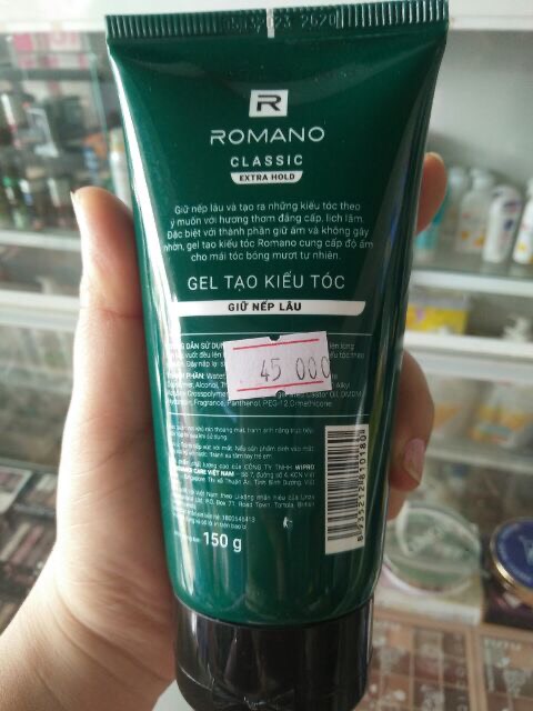 Gel vuốt tóc Romano Classic 150 ml (00149)