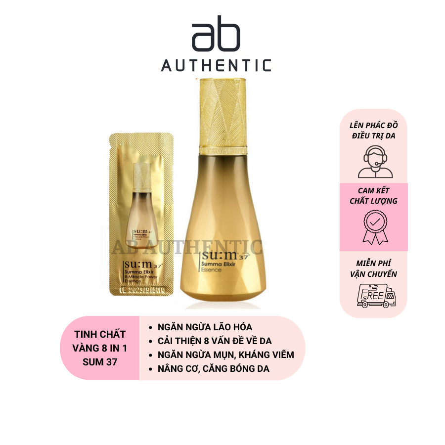 Gói Sample Tinh chất vàng Sum 37 Losec Summa Elixir essence- AB Authentic