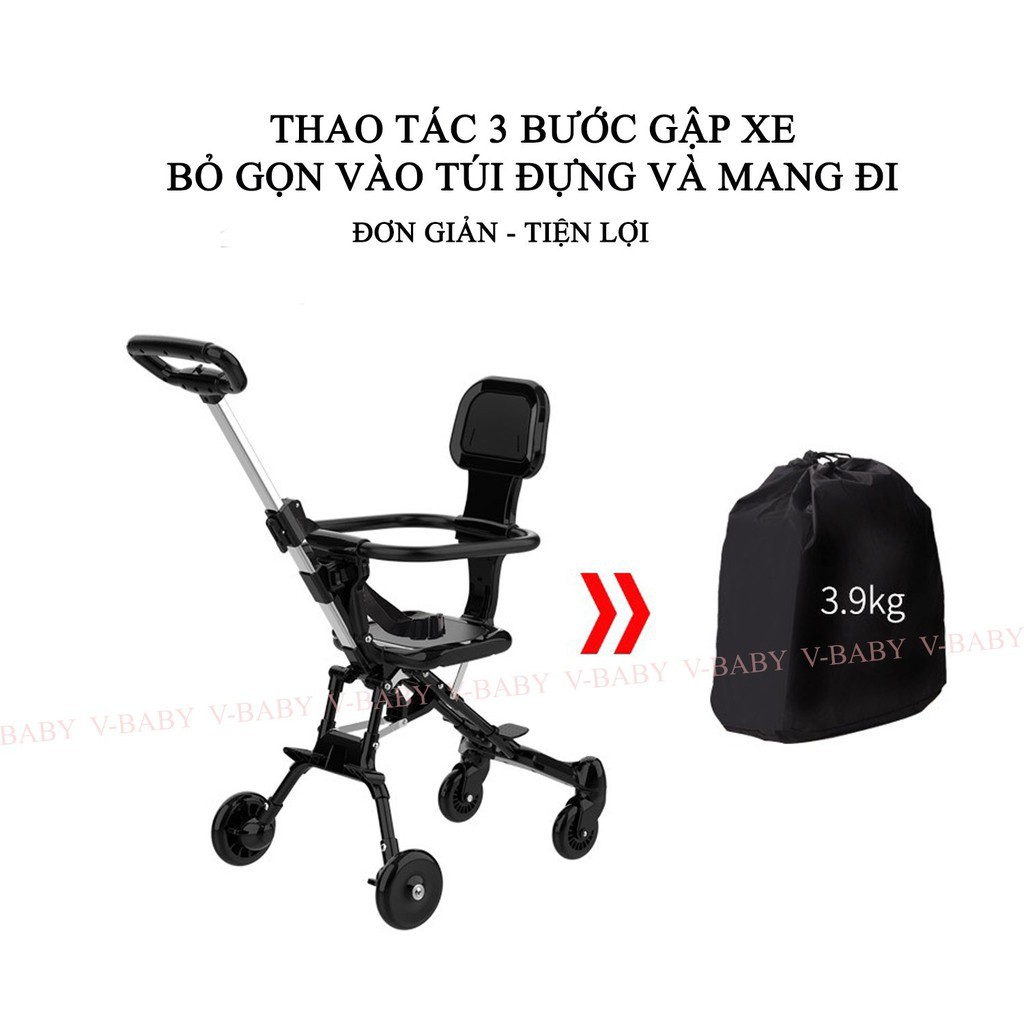 XE ĐẨY DU LỊCH - CAO CẤP Xe Đẩy  Gấp Gọn