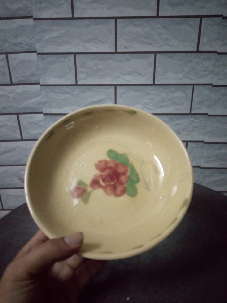 [HCM]5 Đĩa kiểu xưa hoa sâu lòng 20 cm