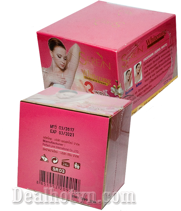 Kem Tẩy trắng, tẩy thâm nách, vùng bikini vĩnh viễn Seren 3 day
