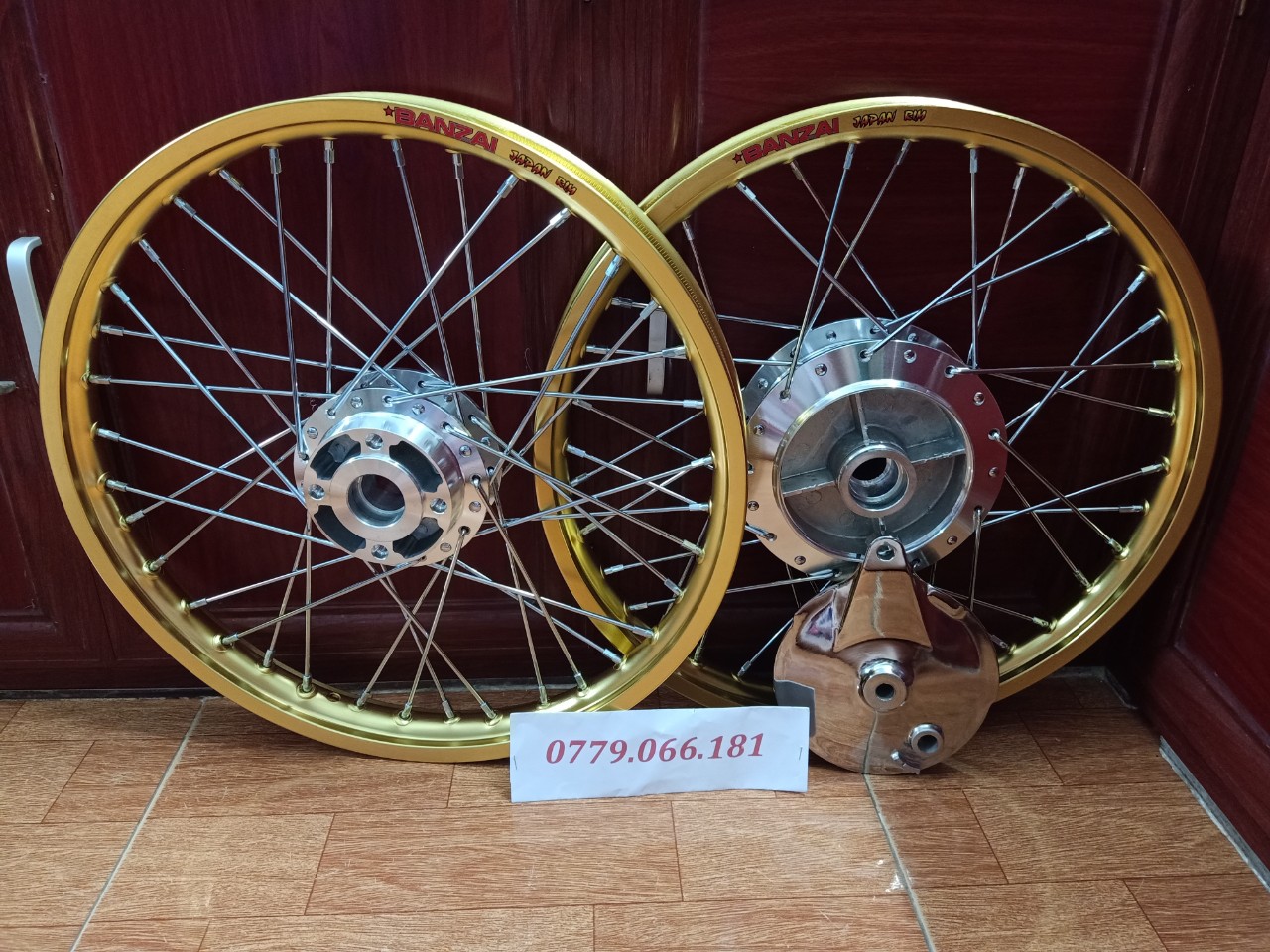 BÁNH CĂM SIRIUS TAURUS JUPIITER 1 ĐĨA TRƯỚC EXCITER ĐỜI 2010 KÈM MÁ ĐÙM SAU NIỀNG BANZAI 1.4 1.4