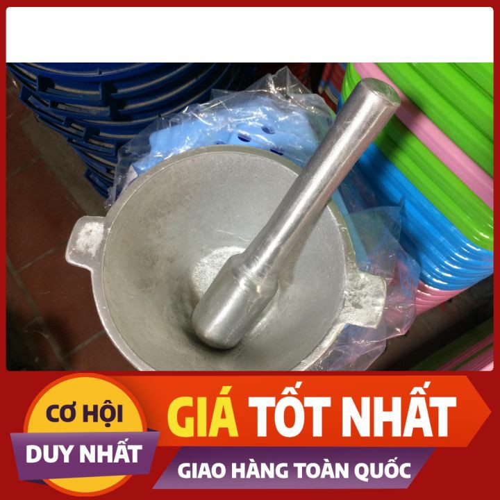 Bộ cối chày nhôm đúc Loại to phi 20
