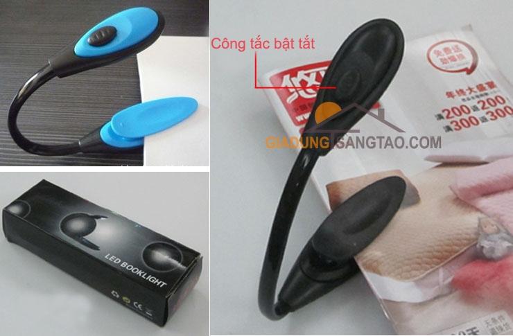 Đèn đọc sách mini đa năng đế kẹp