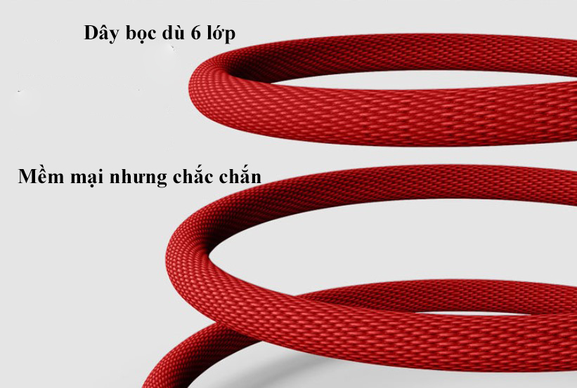 [HCM]Cáp Sạc CAPARIES RED Line V2 Chuẩn MICRO-USB - Dài 1M - CPRREDV2
