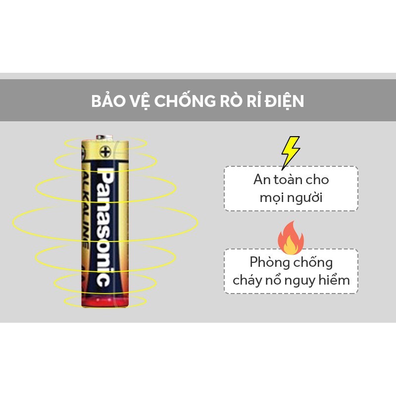 (Vỉ 2 Viên) Pin 2A/3A Panasonic Alkaline Lr LR06T-1.5V