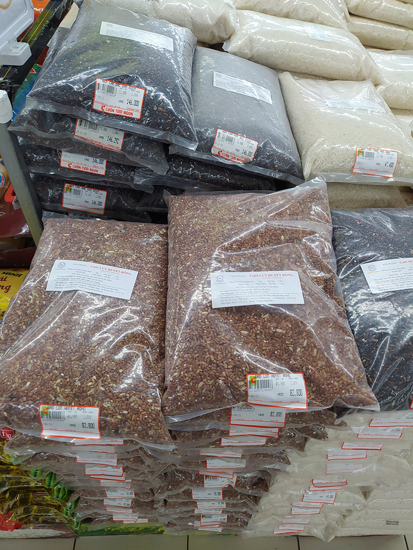 Gạo lứt đỏ điện biên loại dẻo 2kg