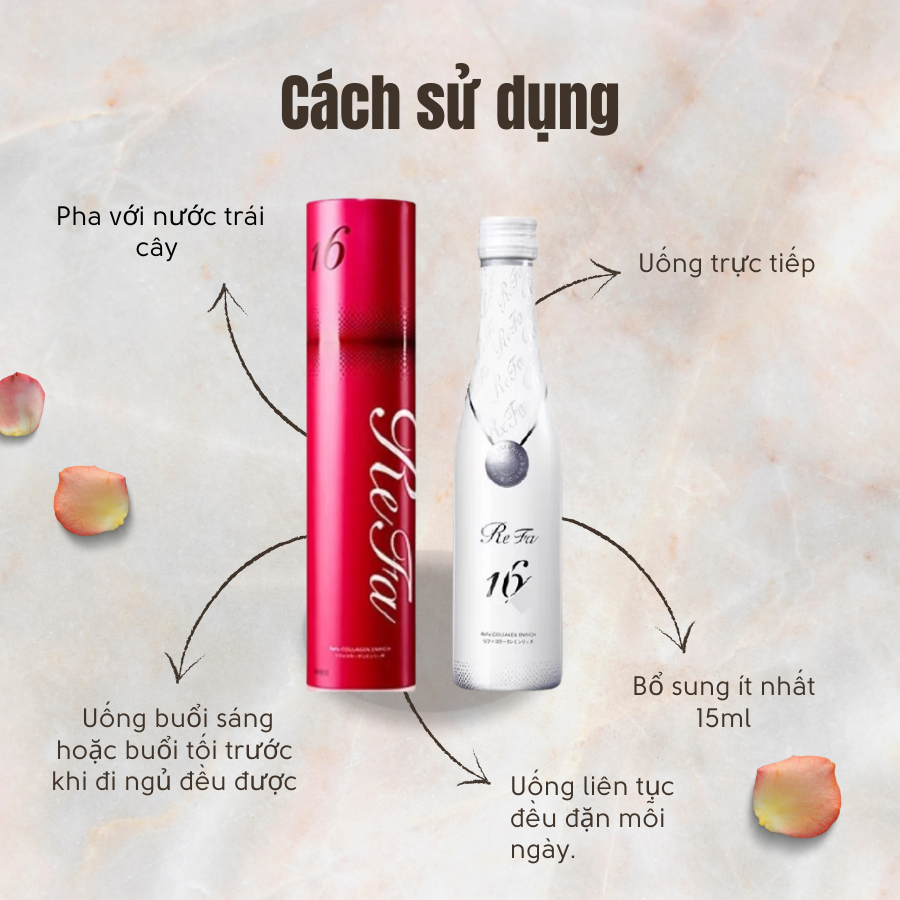 Nước uống Collagen Refa Nhật Bản chai 480ml