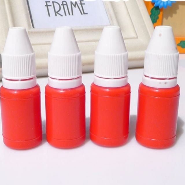 Lọ mực dấu đỏ 10ml dùng cho con dấu