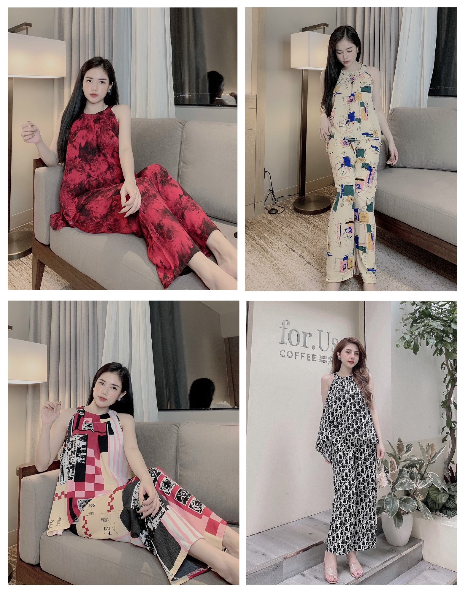 SET Yếm Lụa Mai Ngô - Lụa Latin
