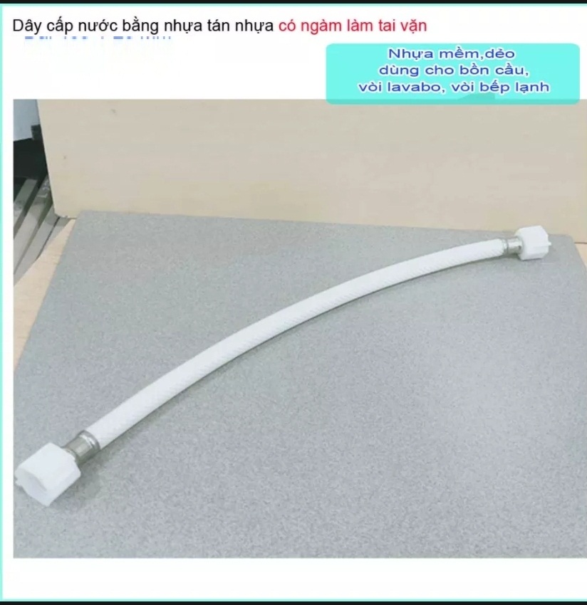 [Q.Tân Bình] Dây cấp nước tán nhựa, không gỉ, dây dẫn dẻo chịu phèn, mặn
