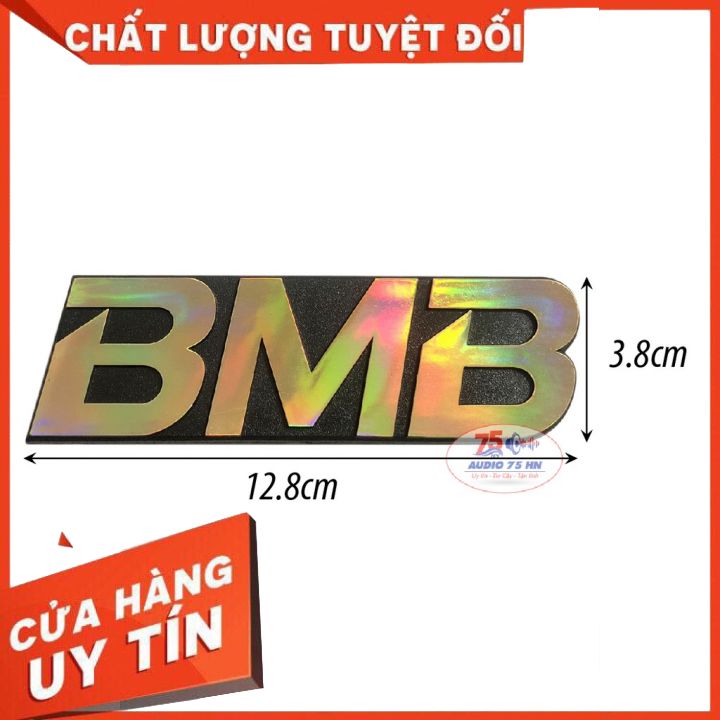 Tem dán thùng loa BMB 1000 2000 vàng 7 màu : 2 cái