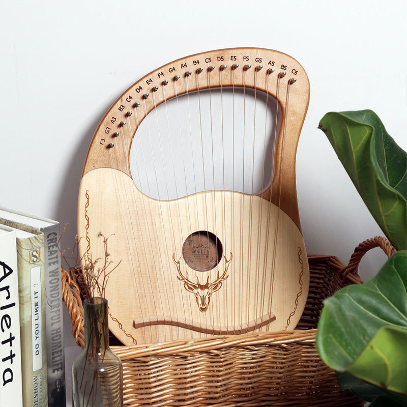 [HCM]Đàn lyre 19 dây Lyre Harp đàn hạc tặng túi cây chỉnh dây phím gãy