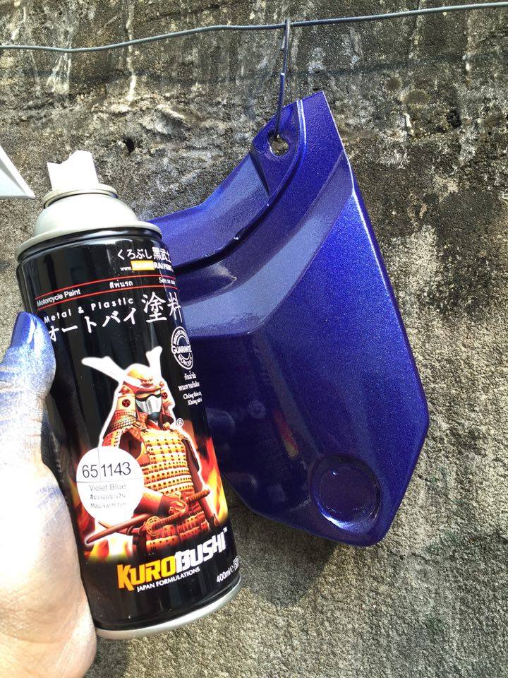 Sơn xịt Samurai 1143 màu xanh tím