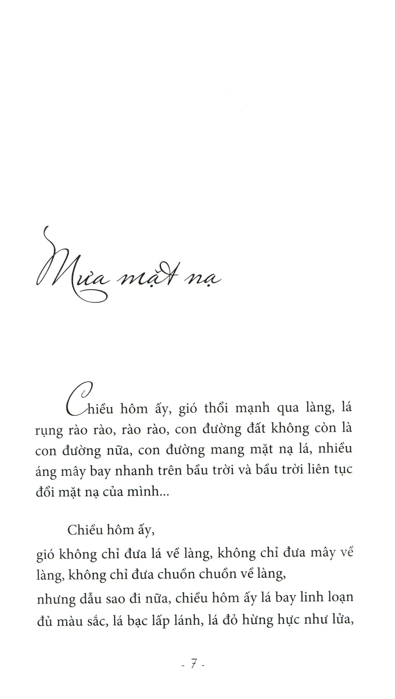 Mưa Mặt Nạ - Nhật Chiêu