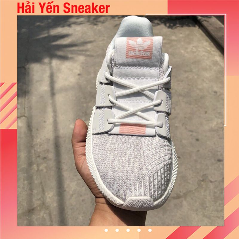 giày sneaker Prophere trắng cam - Giày nam - Giày nữ