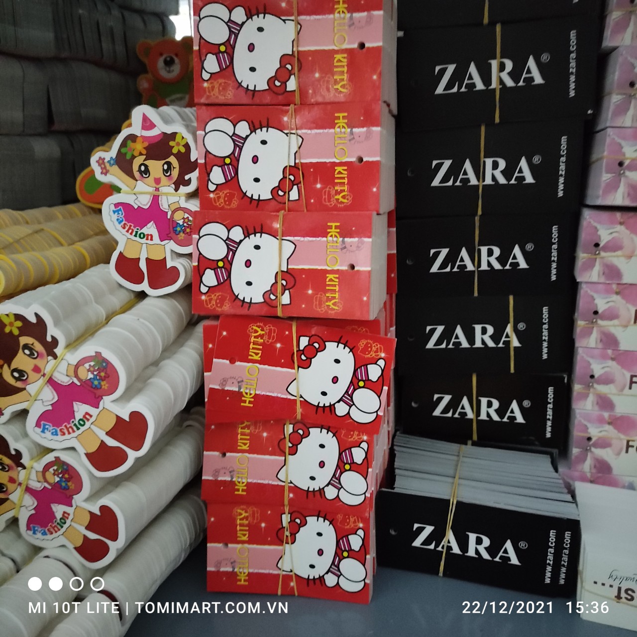 Tag Quần Áo Trẻ Em HELLOKITTY (~200 tag) - Thẻ Bài Thời Trang Trẻ Em