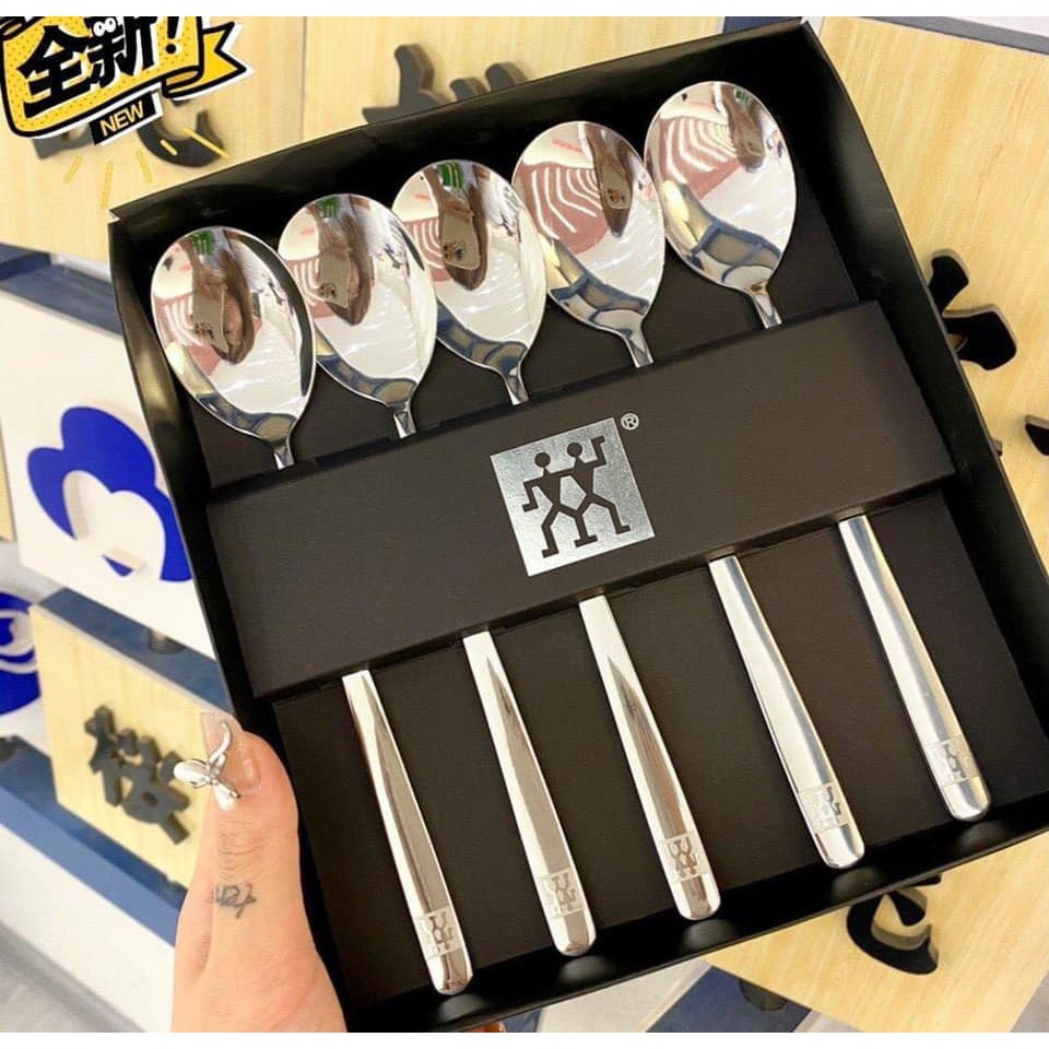 Set 5 món  thìa  – ino cao cấp - phong cách Âu