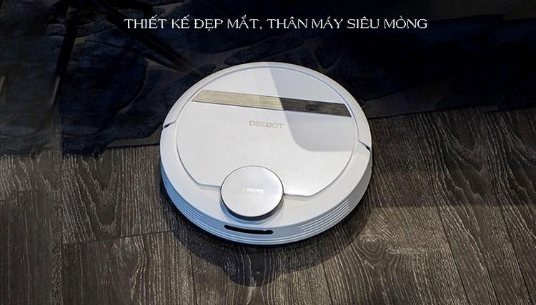 [Trả góp 0%]Robot hút bụi lau nhà ECOVACS DEEBOT DE55 ( tặng khay lau nhà tặng tài khoản APP có tường ảo)