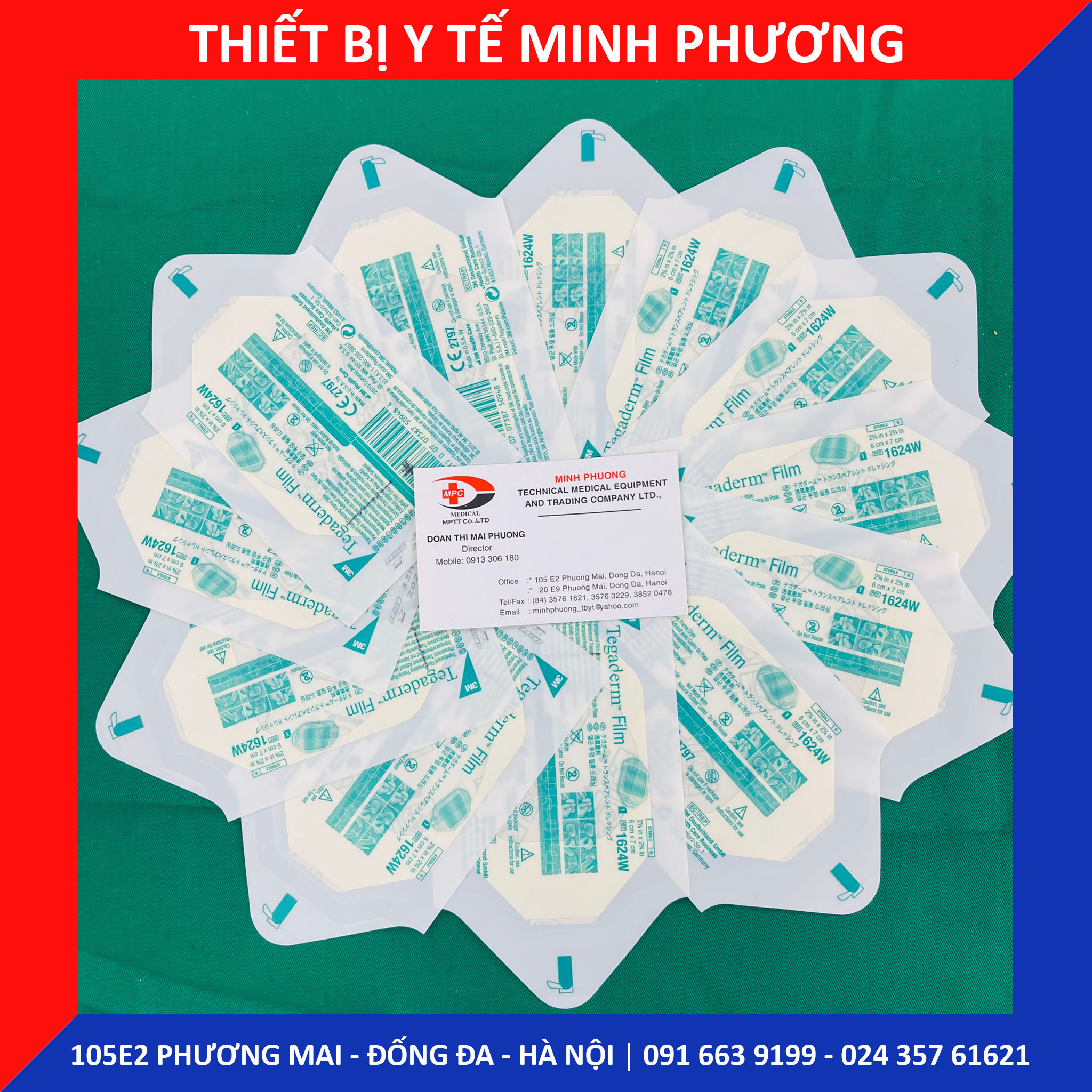 Miếng dán trong suốt Tegaderm 3M