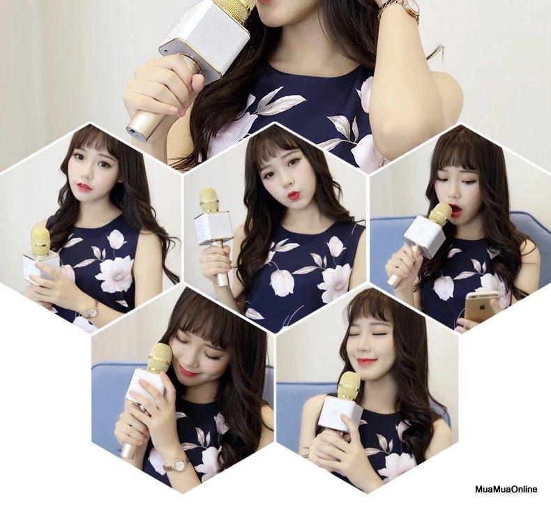 Micro Karaoke Bluetooth Q7 Cao Cấp