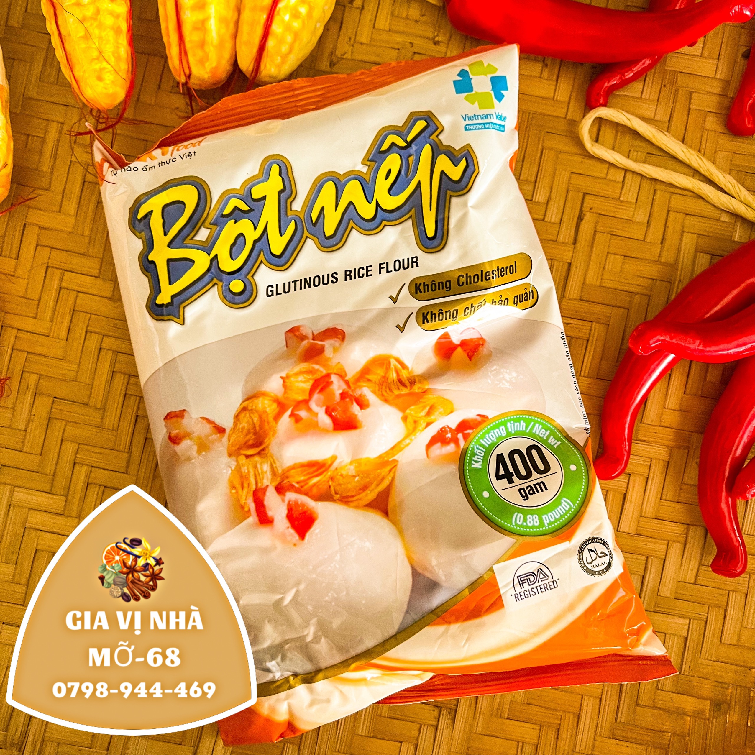 Bột nếp tài ký - gói 400gr