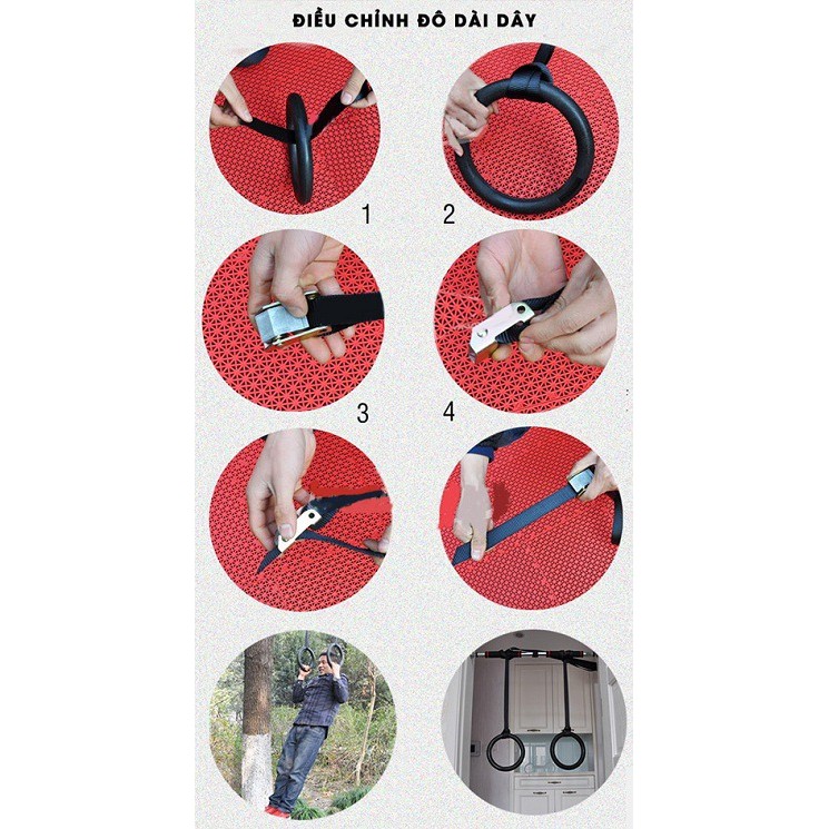 Bộ Vòng Xà Tay Tập Thể Dục Ring-Dip