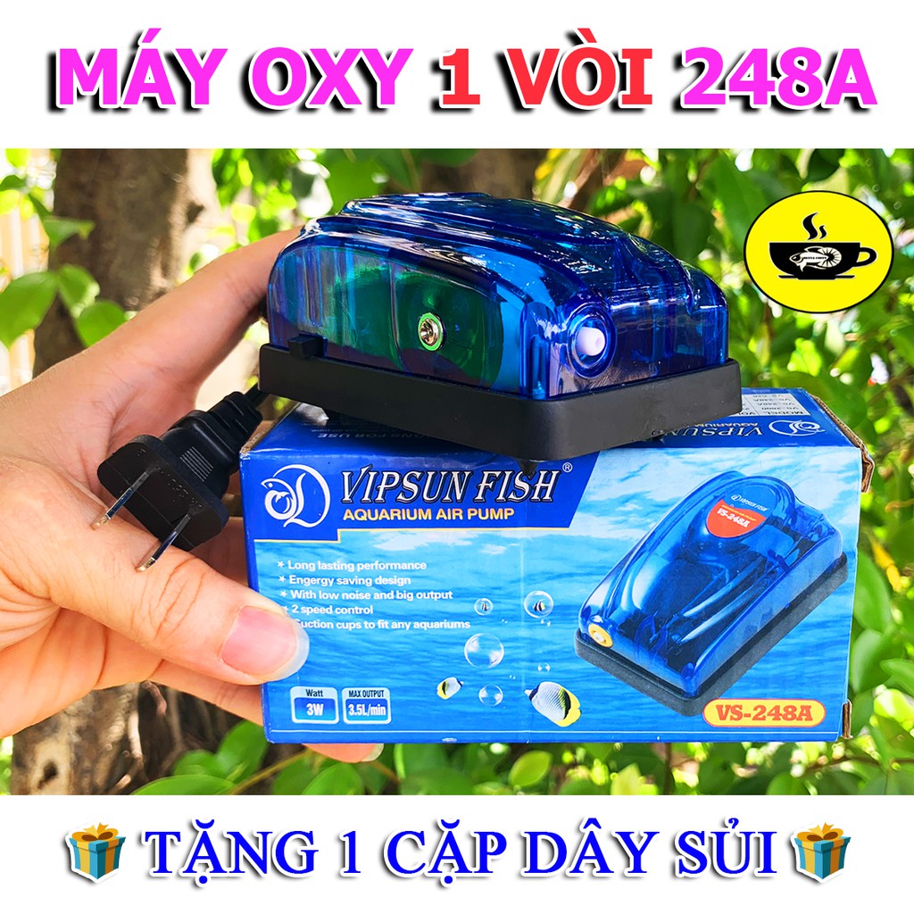 Máy bơm oxy hồ cá VIPSUN FISH VS 🍂
