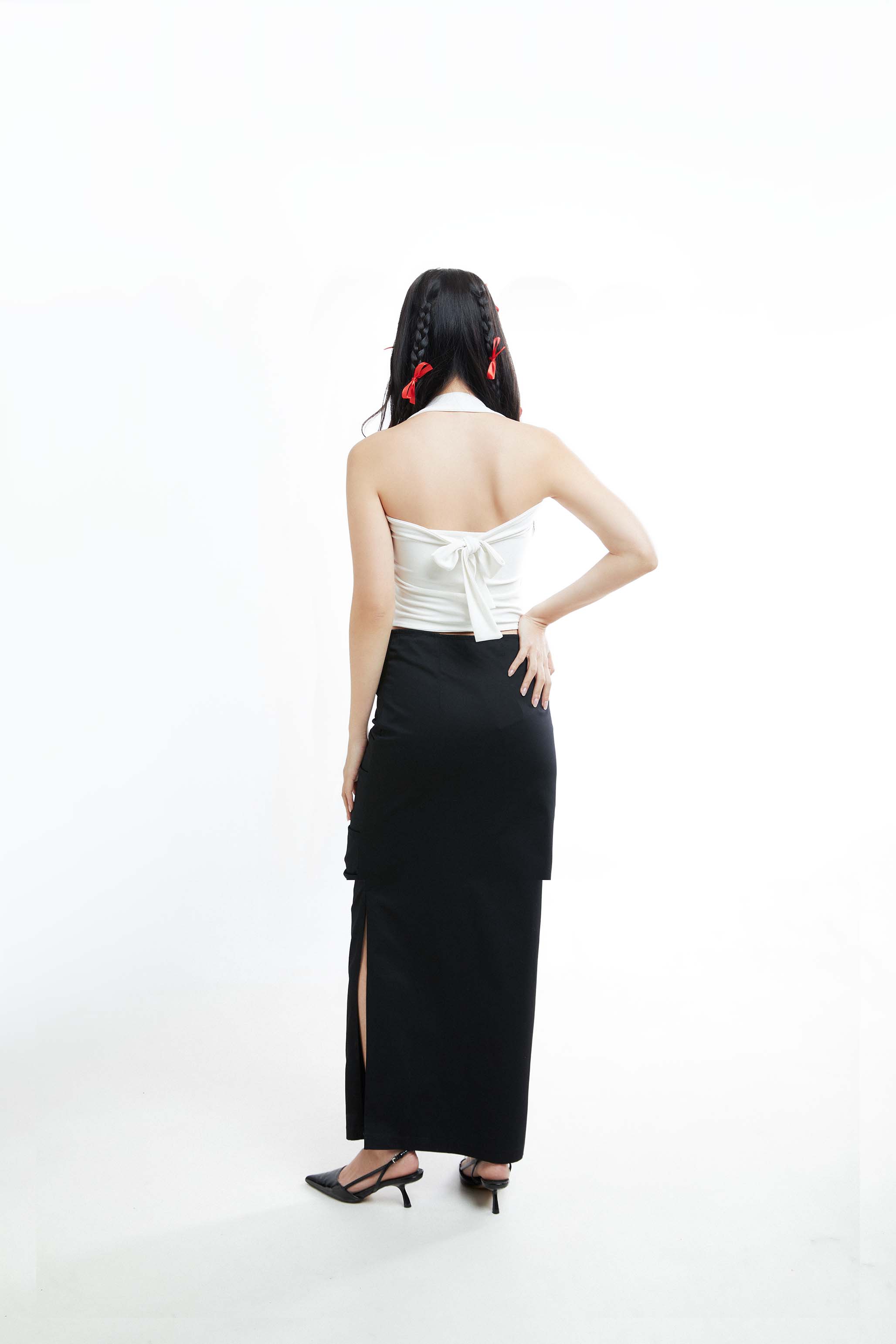 DOTTIE - Áo ống kèm khăn T0643