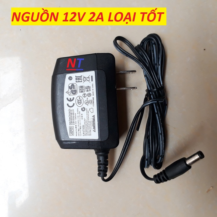 ADAPTOR 12V 2A - Cục Sạc Gối Massage hồng ngoại - Cục Sạc Camera - CHẠY PHUN SƯƠNG