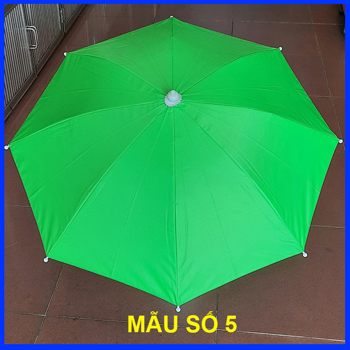 Ô Dù Đội Đầu Câu Cá, Du Lịch, Chụp Ảnh - Dù Nón Đội Đầu Cao Cấp