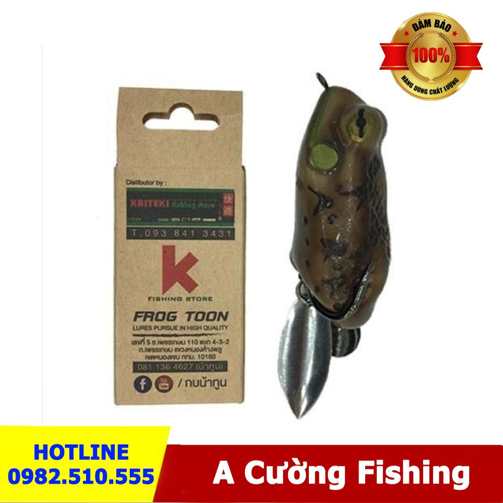 Frog Toon V4 Nâu Mồi Lure Nhái Giả Câu Cá Lóc Hiệu Quả Thái Lan