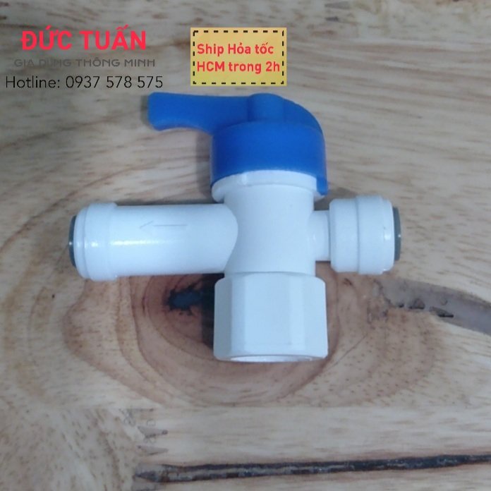 Van bình áp máy lọc nước 2 đầu nối nhanh