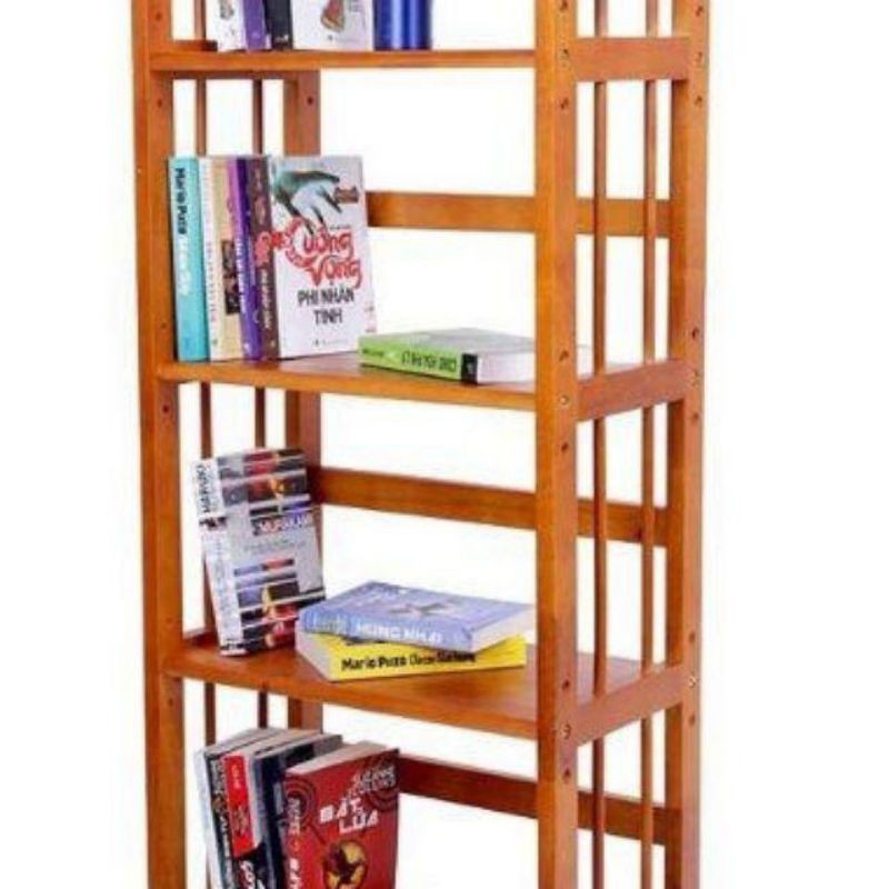 [HCM]Kệ sách gỗ 80cm - 5 tầng