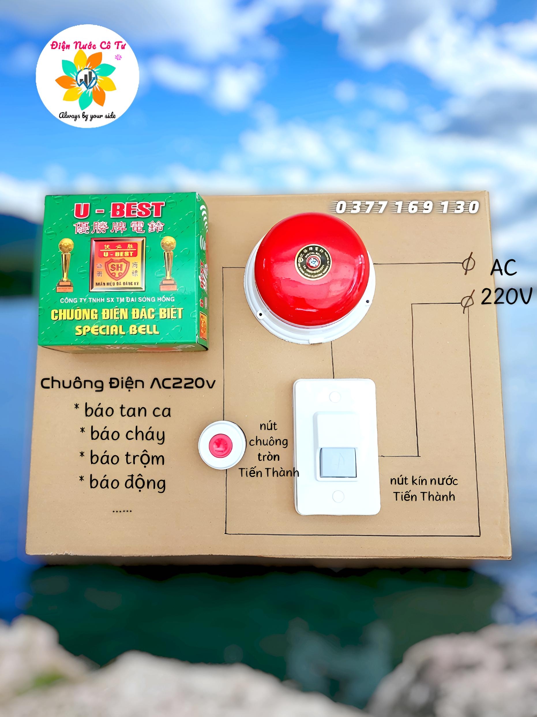Chuông điện 4inch 220V UBEST