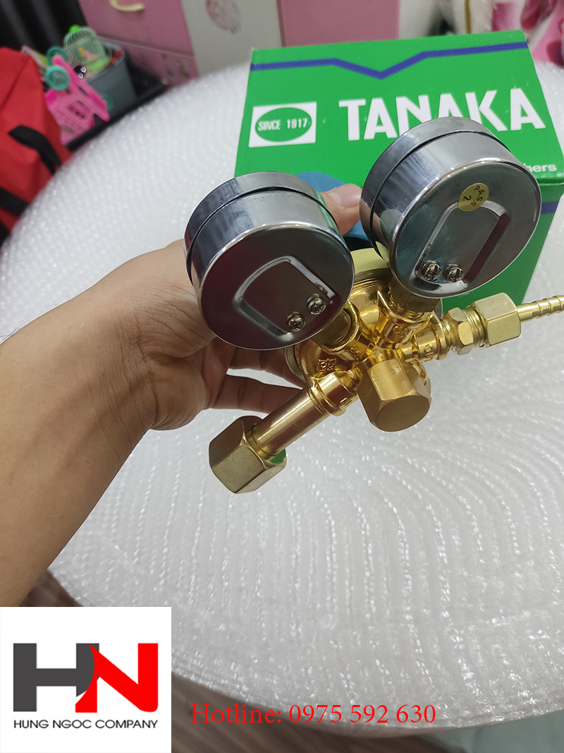 Đồng hồ giảm áp khí oxy TANAKA
