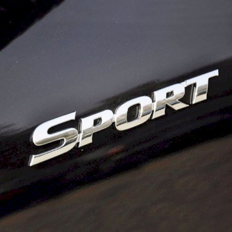 Tem SPORT mạ crom 3D Cao Cấp Dán Trang Trí Ô Tô