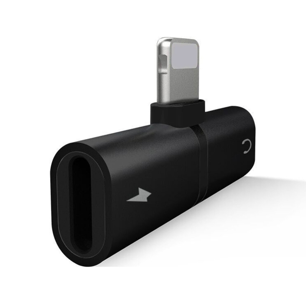 Audio Adapter for iPhone 7 8 plus-charger/Audio 2 in 1 charging cable for Lightning Jack to earphone aux Connect cable