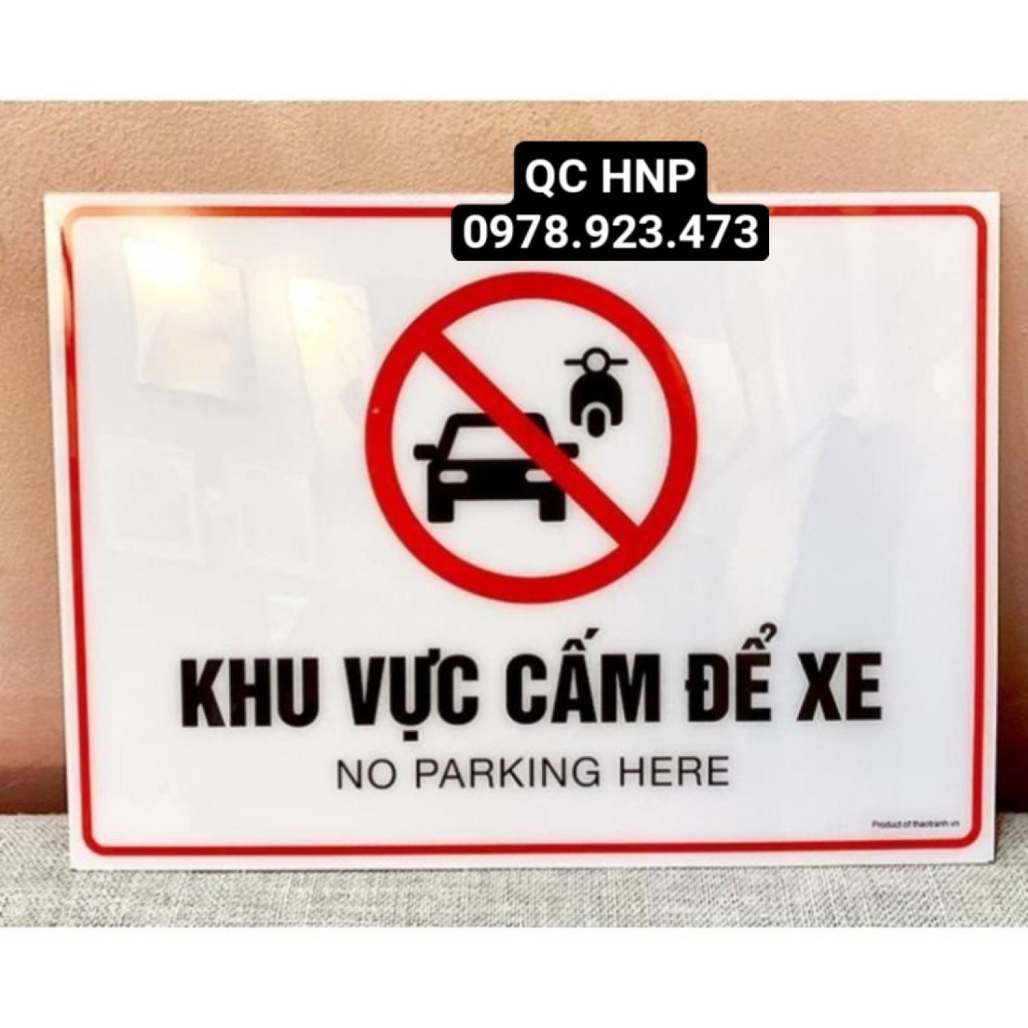 Biển Báo Cấm Đỗ Xe –  Biển Báo Cấm Mica