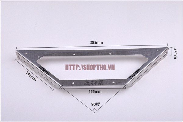 Ke góc inox 201 cỡ #3, #4 liên kết góc 3 mặt