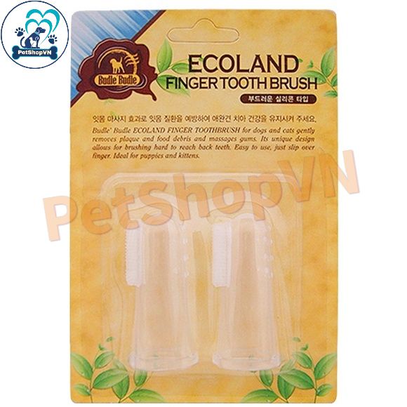 Bàn Chải Đánh Răng Cho Chó BUDLE BUDLE Nhập Khẩu Hàn Quốc